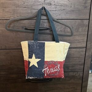 Robin Ruth Red and Blue Texas Tote